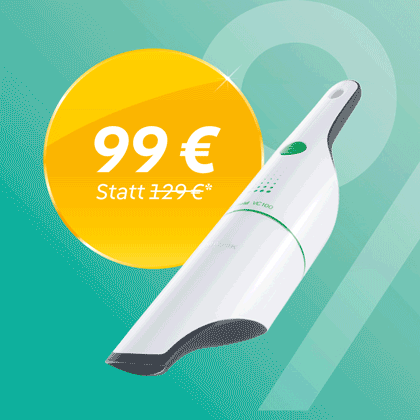 Der Kobold VC100 für 99 € statt 129 €.