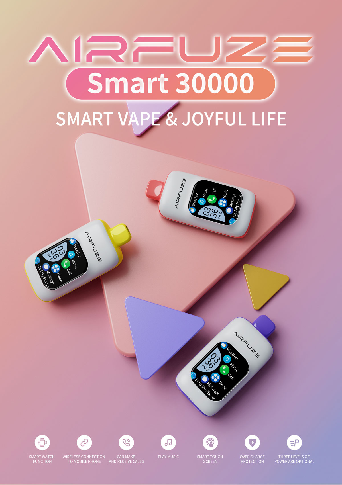 VapoRider: AIRFUZE SMART 30K PUFF | Milled