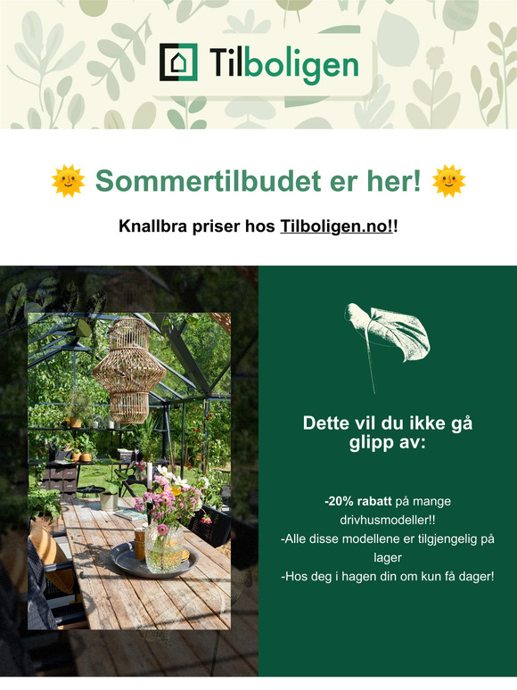 Sommertilbudet er her!