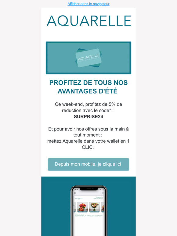Une surprise dans ce mail...