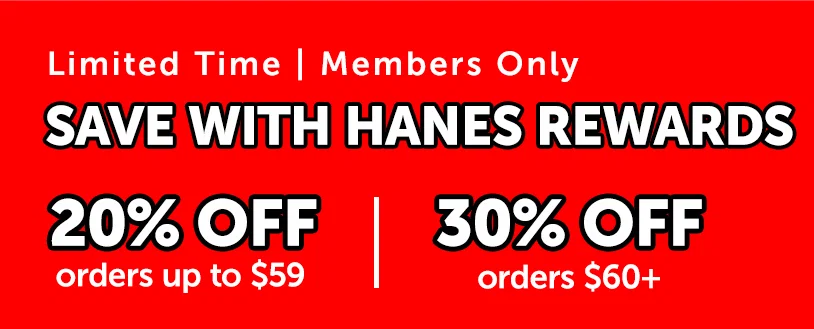 Save With Hanes Rewards