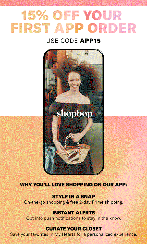 15% Off Your First App Order