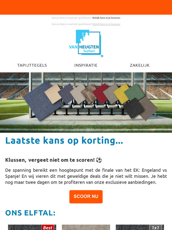 ⚽ Nog 2 Dagen Actie! Engeland vs Spanje EK Finale Deals