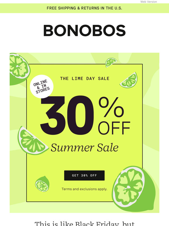 Bonobos It's about options Milled