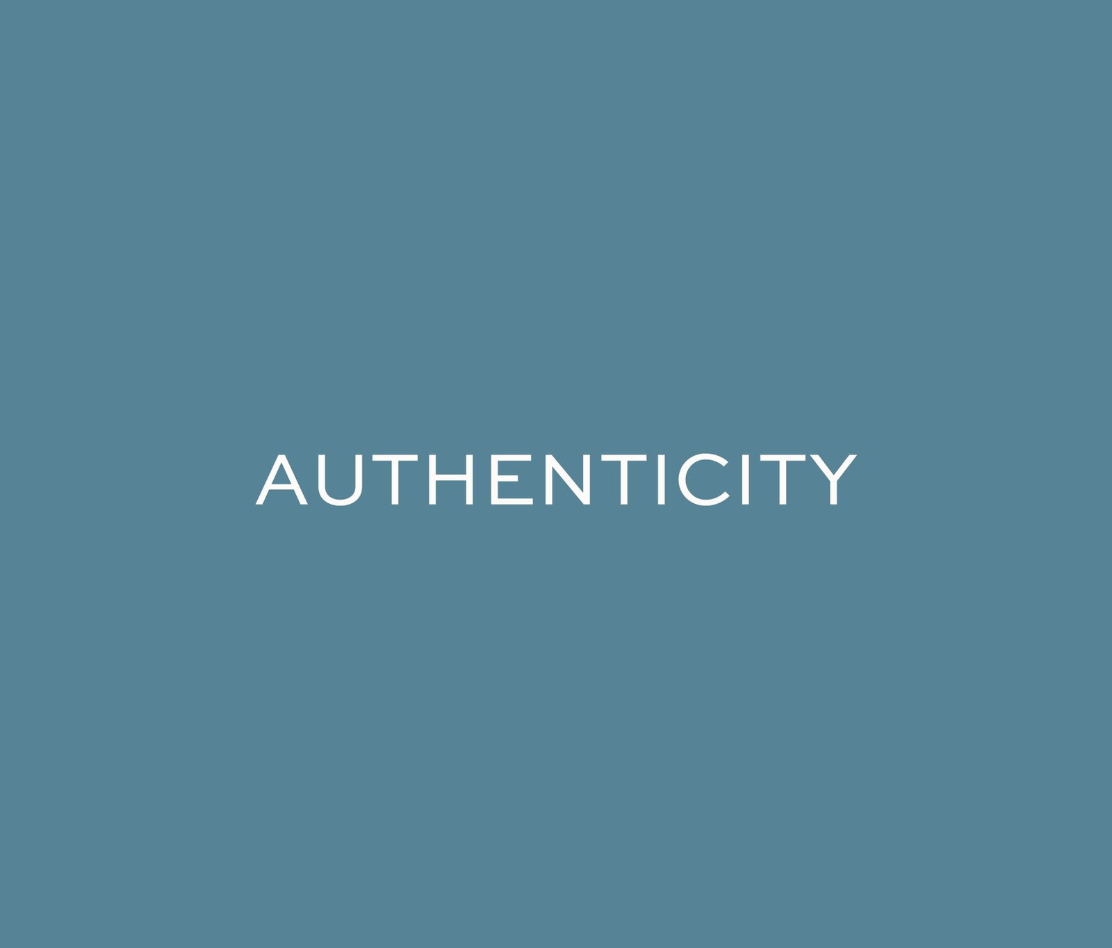 AUTHENTICITY