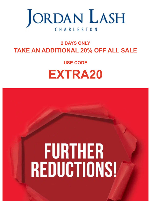 2 DAY SALE - Take an EXTRA 20% off ALL SALE