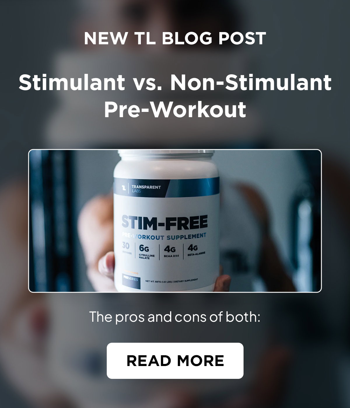 Stim vs. Non-Stim pre-workout