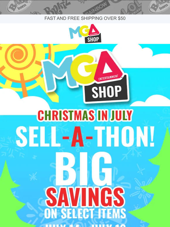 It's X-mas in July: Save BIG!
