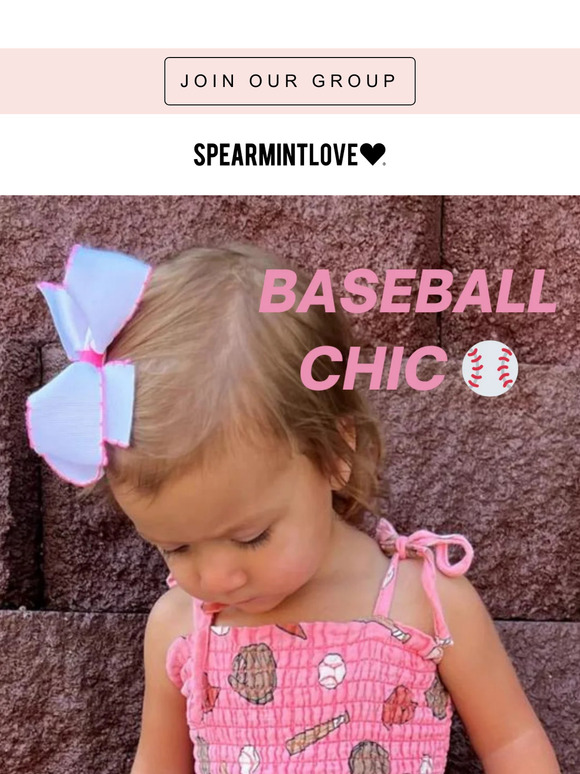 Spearmint Baby Baseball Chic Milled spearmint-baby-baseball-chic-milled