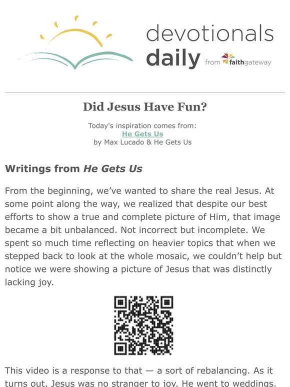 Jesus Having Fun FaithGateway: did Jesus have fun? π₯³ | Milled