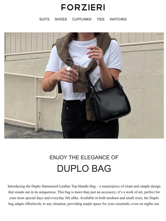 Enjoy the Elegance of the Duplo Bag