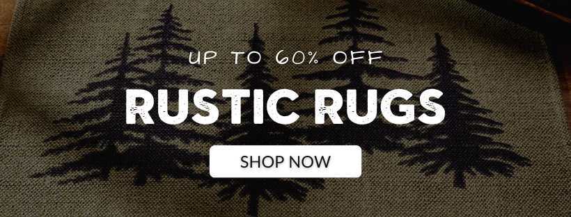 Up to 60% off rustic rugs
