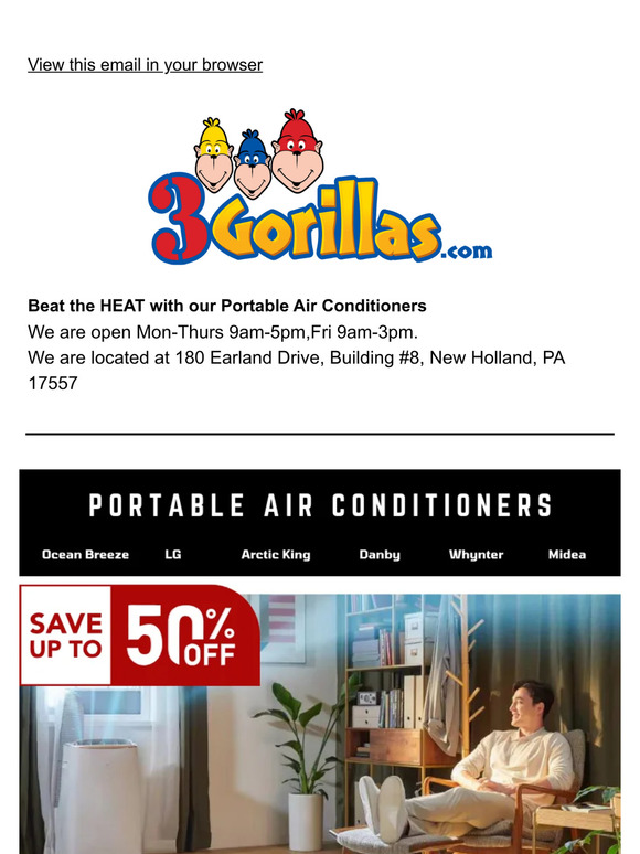 Cool Down This Week With Our Portable Air Conditioners👈