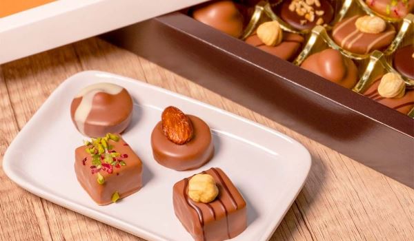 Stimmungsbild Nuss & Nougat Pralinen 1