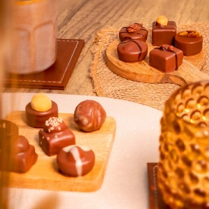 Stimmungsbild Nuss & Nougat Pralinen 2