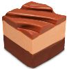 Bild Praline Schichtnougat Welle