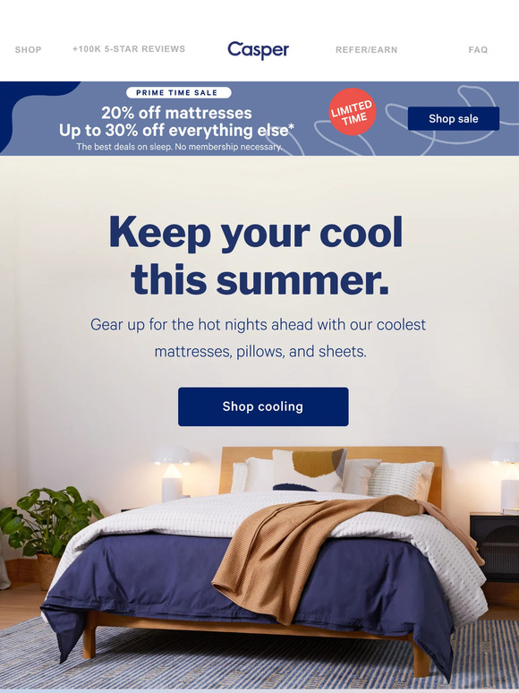 Casper Email Newsletters Shop Sales, Discounts, and Coupon Codes