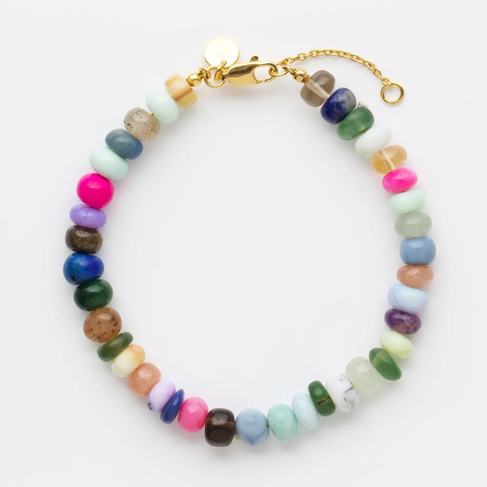 Image of Multi Agate Beaded Bracelet