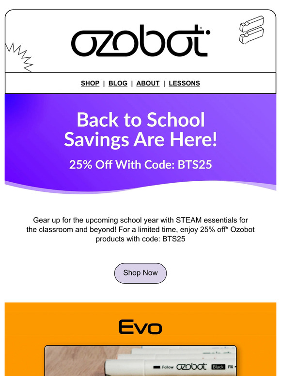 Get back to school ready with 25% off!