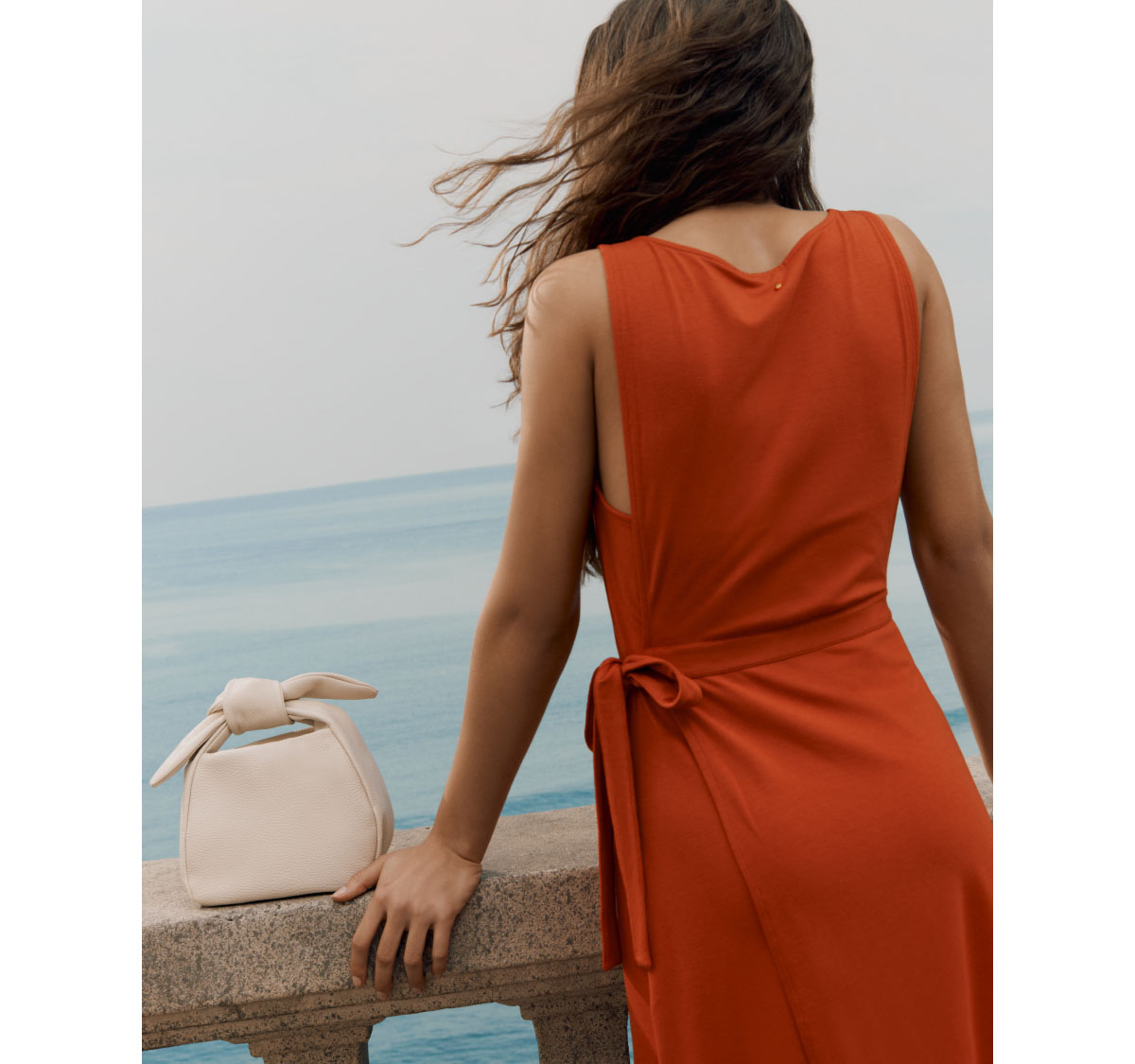 knee length dresses for ladies Maxi Overlay Dress – Cuyana main image 0