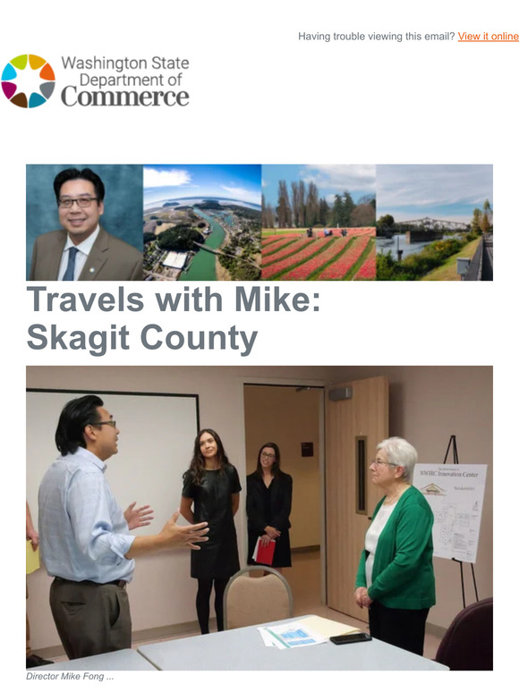 Commerce Director visits Skagit County