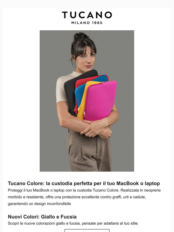 Nuovi colori Tucano Colore: Proteggi il tuo laptop con stile