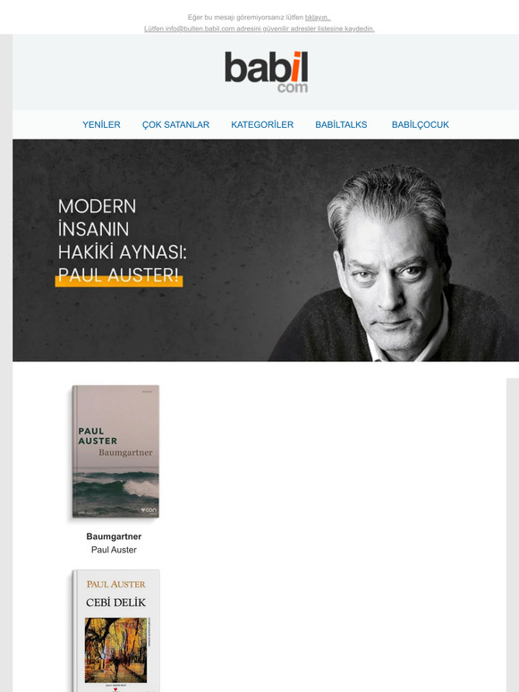 Modern insanın hakiki aynası: Paul Auster!