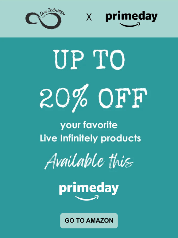 🎉 Amazon Prime Day: Up to 20% Off! ♾️