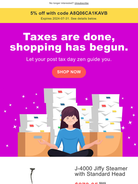 Dust Off the Savings: Exclusive Post-Tax Deals Inside!