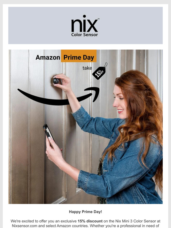 Prime Day Exclusive: Enjoy 15% Off at Nixsensor.com