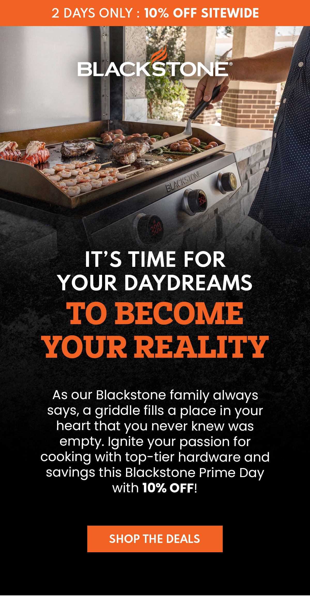 SHOP BLACKSTONE PRIME DAY DEALS