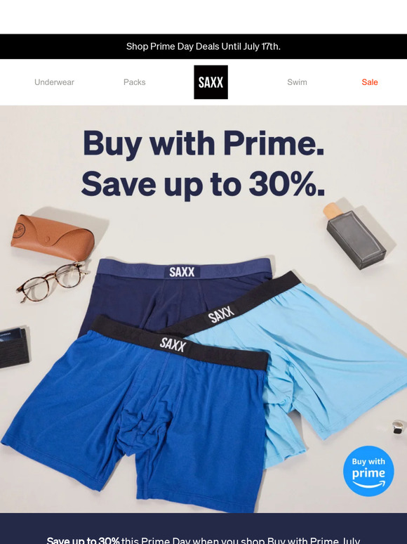 SAXX Underwear Email Newsletters Shop Sales, Discounts, and Coupon Codes