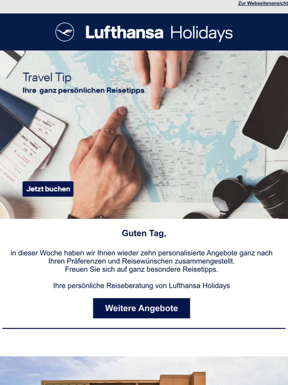 Travel Tip – Ihre ganz persönlichen Reisetipps von Lufthansa Holidays