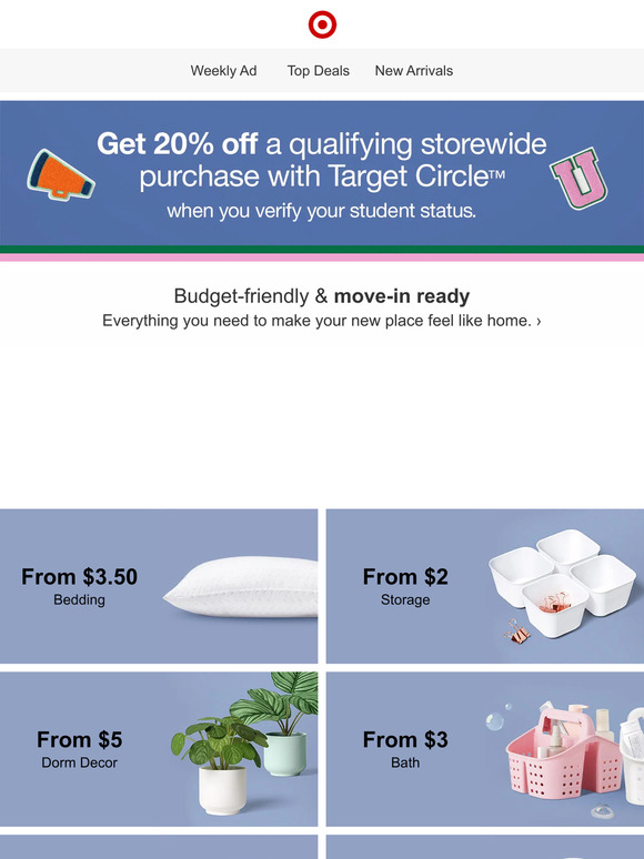 Target Email Newsletters: Shop Sales, Discounts, and Coupon Codes