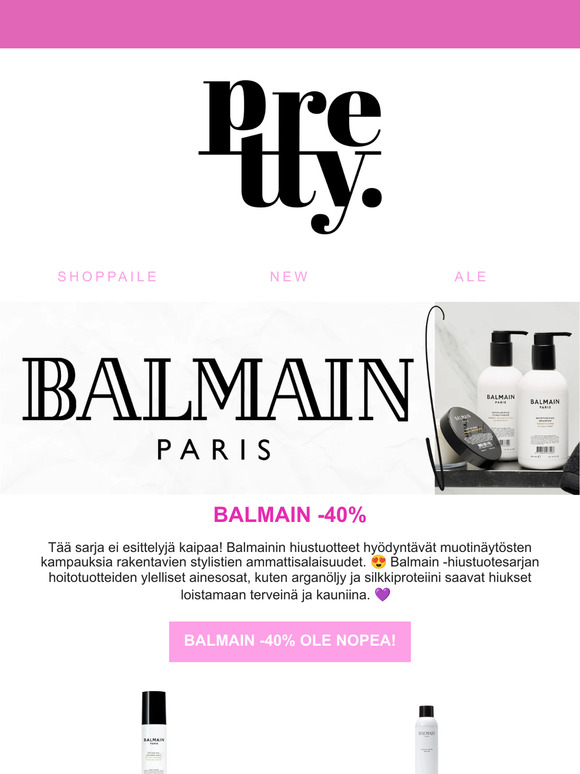 BALMAIN -40% 😱⚡️💜
