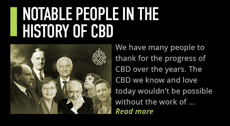 Notable People In The History Of CBD