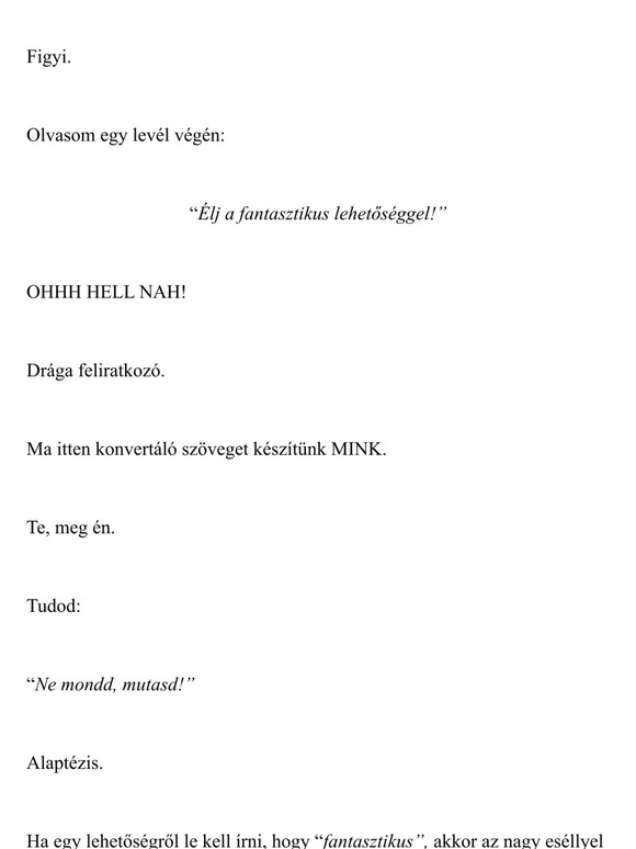 Így *ACTIVITYZIK* egy szövegíró