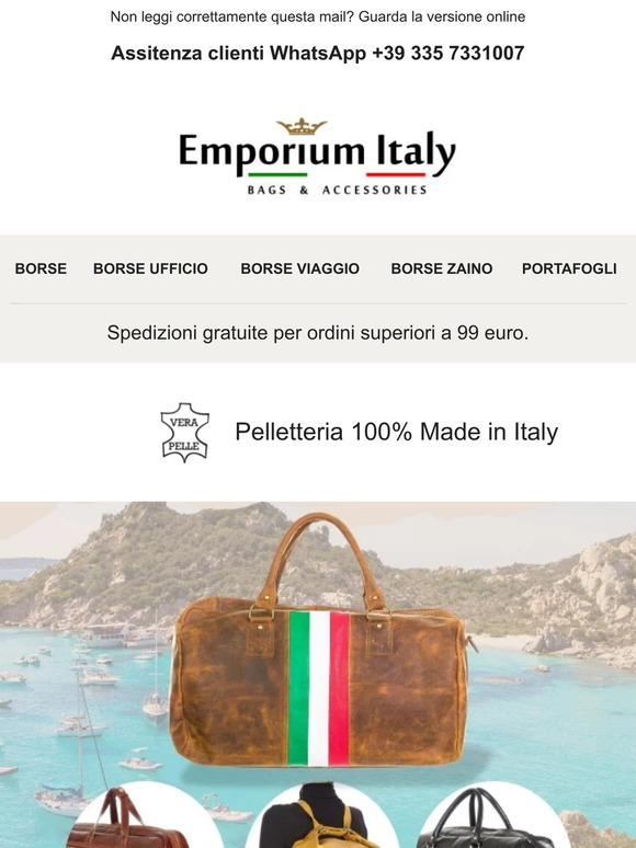✈️ Pronti per l'avventura? Zaini e borsoni in pelle per i tuoi viaggi estivi