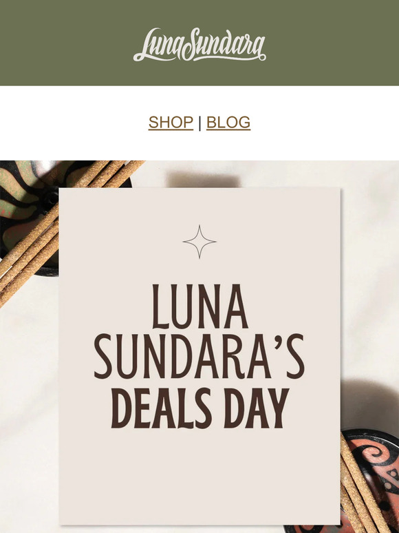 It's time for good deals at Luna Sundara 25% Off
