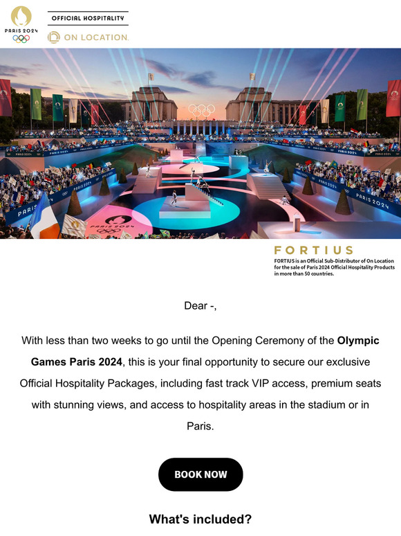 Last chance to secure your spot at the Olympic Games Paris 2024!