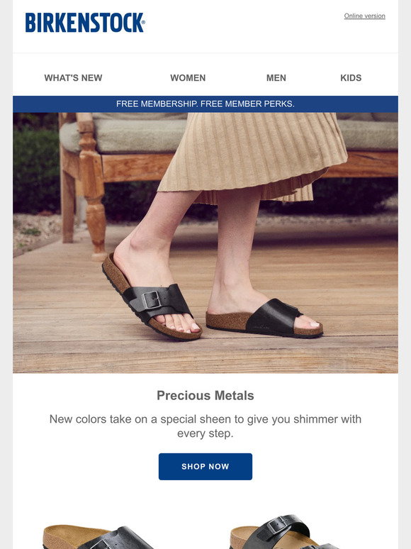 Birkenstock New colors that shimmer Milled