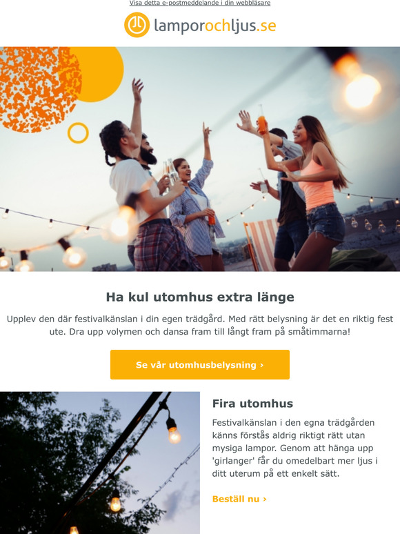 Skapa festivalkänsla i din egen trädgård 🎡