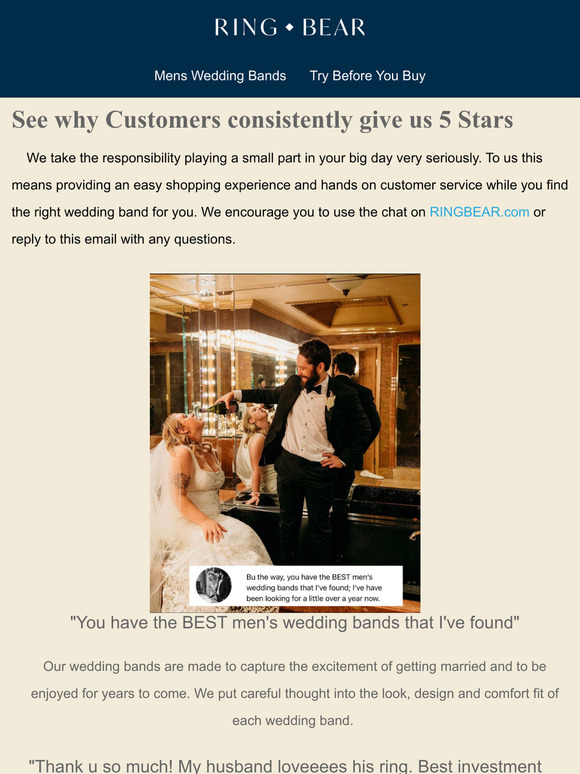 "The Best Wedding Bands I've Found"
