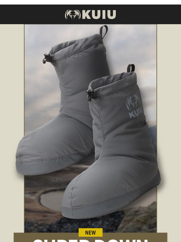 KUIU: Introducing the New Super Down Burner Bootie | Milled