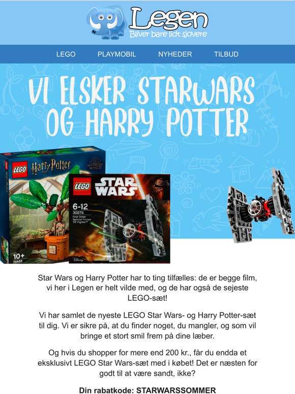 Vi er vilde med Starwars og Harry Potter🤩