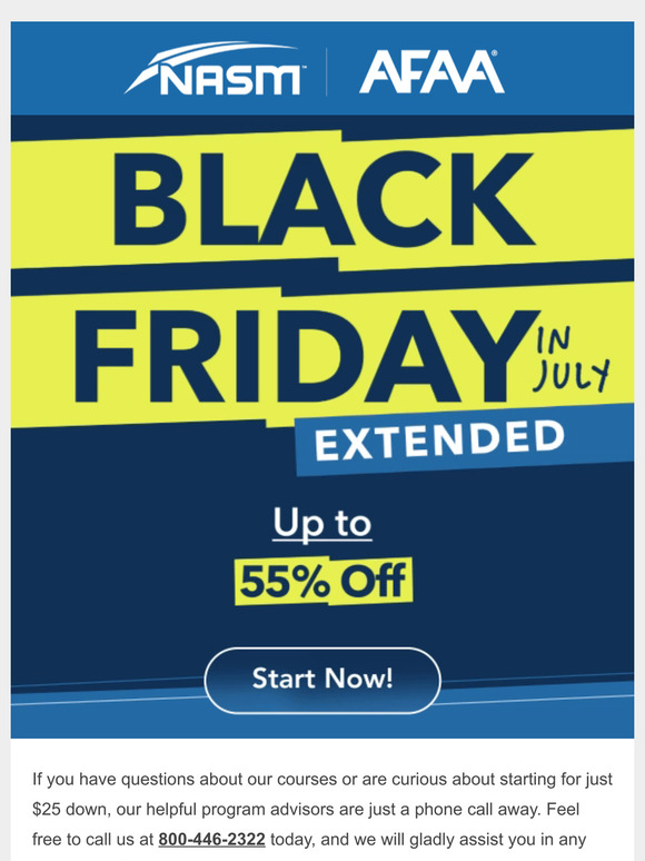 Back by Popular Demand... Black Friday in July!