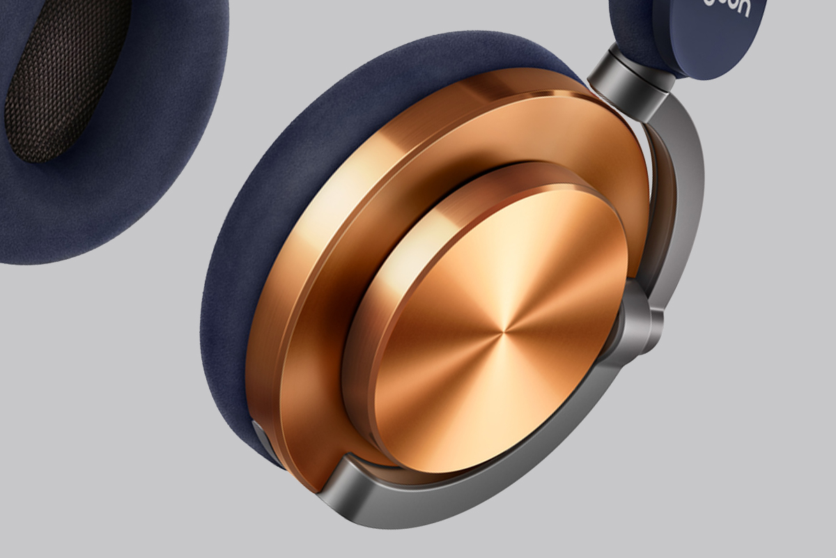 Dyson OnTrac headphones in CNC Copper.