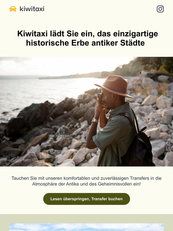 🏛 Entdecken Sie die Schätze antiker Städte mit Kiwitaxi