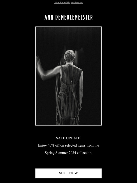 Sale Update: Spring Summer 2024