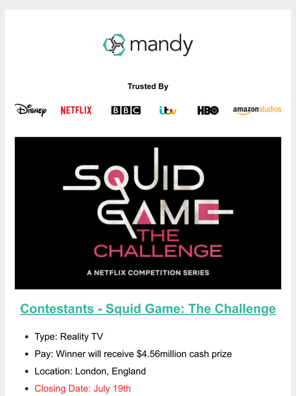 🚨 URGENT NETFLIX CASTING 🚨 Squid Game: The Challenge!